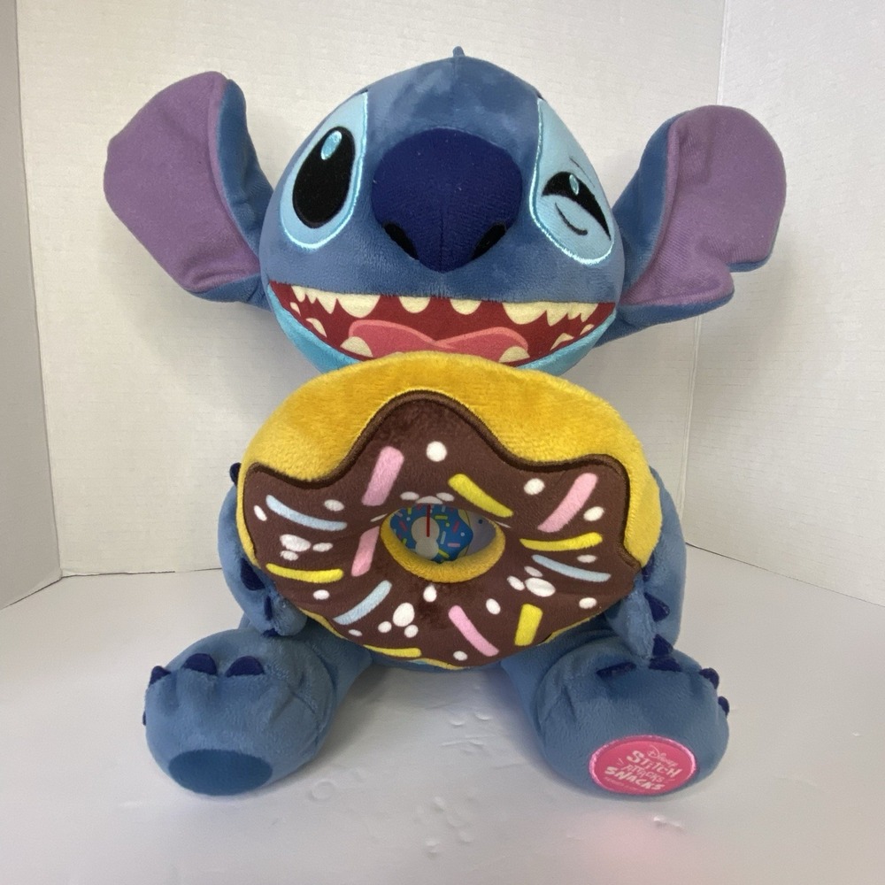 Disney Stitch Attacks Snacks Plush Donut Limited Release Series 6/12 2023 CLEAN